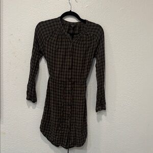 Rails Bella olive iron check Sz xs